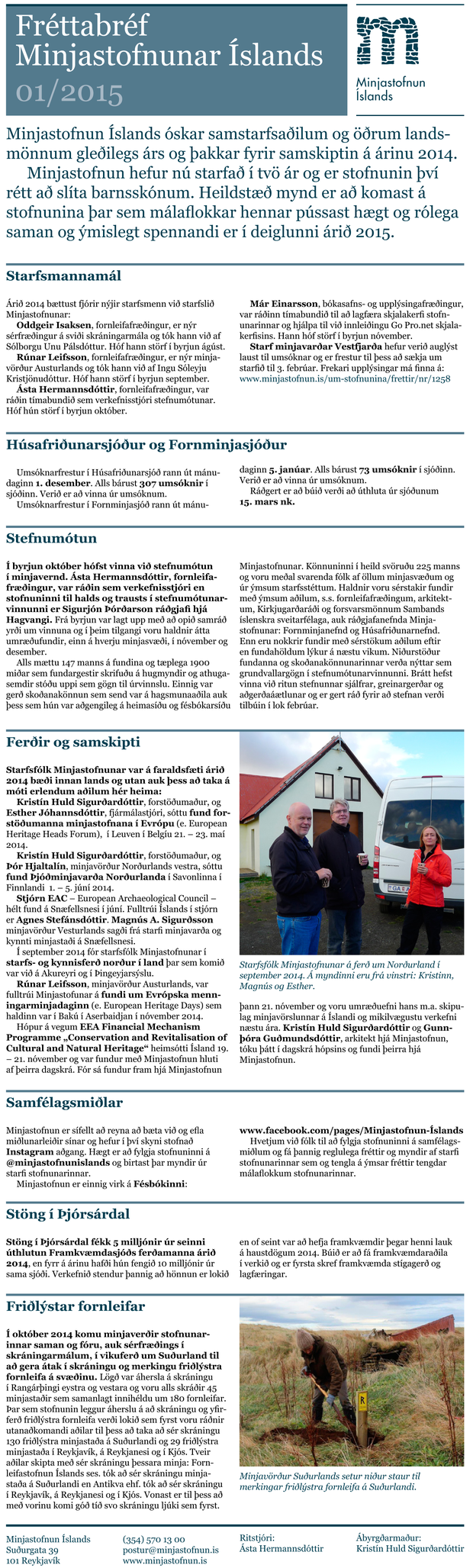 Frettabref-Minjastofnunar-Islands-2015-1 Fréttabréf Minjastofnunar Íslands 2015:1