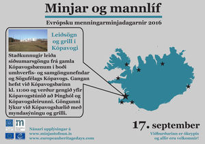 Leiðsögn og grill í Kópavogi
