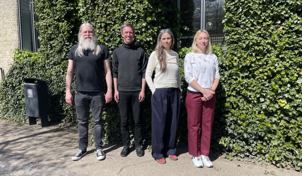 Á myndinni frá vinstri: Juhana Lahti (Heritage Agency Finland), Martin Søberg (The Royal Academy Denmark), Henny Hafsteinsdóttir (Minjastofnun Íslands) og Laura Ingerpuus  (National Heritage Board Estonia).