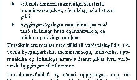 Augl. húsafriðunarsjóðs 2015