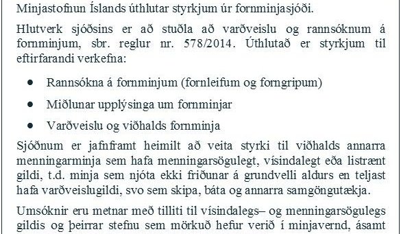 Fornminjasjóður augl_2_dalk