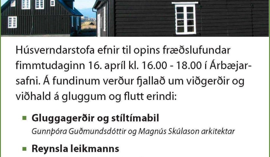 Fræðslufundur Húsverndarstofu