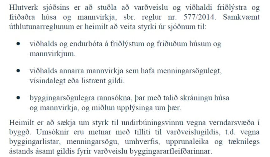 Auglýsing um styrk úr húsafriðunarsjóði 2016