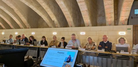Rúnar Leifsson forstöðumaður Minjastofnunar Íslands flytur erindi á fundi EHHF í Valletta á Möltu.