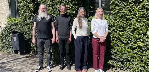 Á myndinni frá vinstri: Juhana Lahti (Heritage Agency Finland), Martin Søberg (The Royal Academy Denmark), Henny Hafsteinsdóttir (Minjastofnun Íslands) og Laura Ingerpuus  (National Heritage Board Estonia).